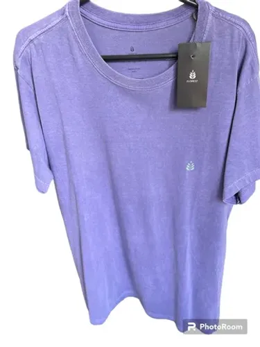 Camisa florest roxa