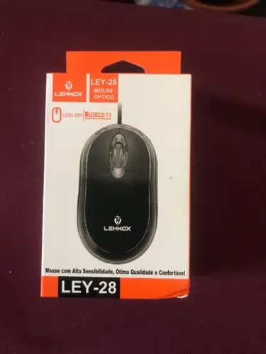 Mouse Óptico Usb Com Fio 3D Novo - Garantia