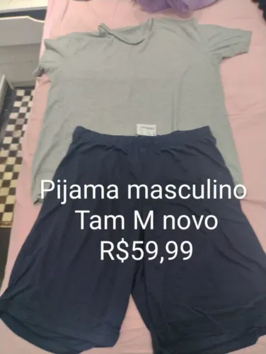 Pijama masculino Tam M novo