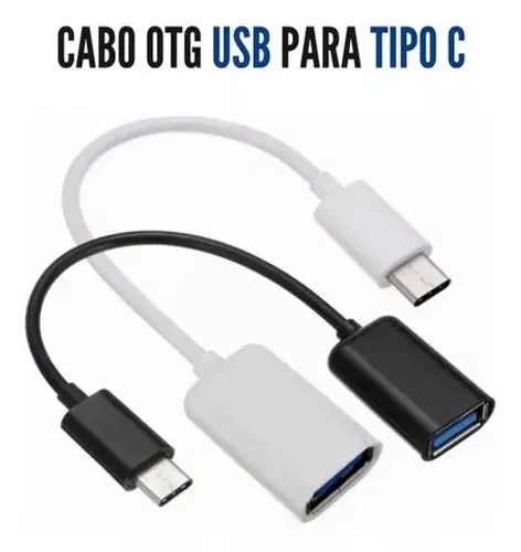 Adaptador Otg Tipo C Pen Drive Cabo Otg Usb Type C
