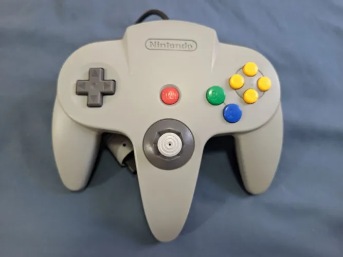Apenas para entrega presencial - Controle Original Nintendo 64 Cinza