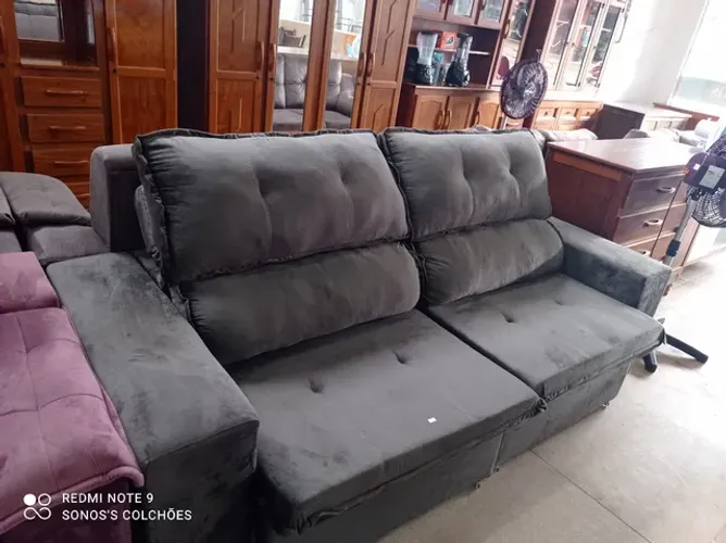 SOFA RECLINÁVEL E RETRÁTIL NOVO ALTO PADRÃO