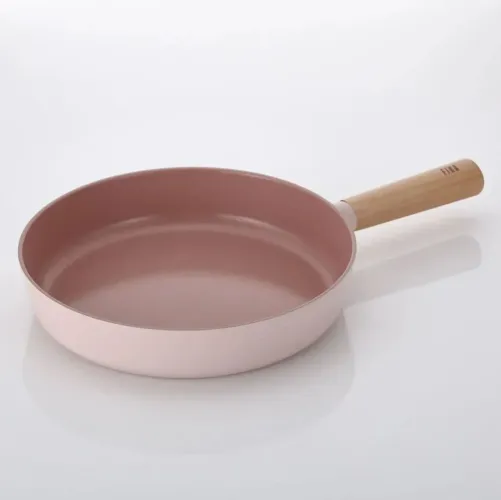 Frigideira Neoflam Fika 24cm / 1,6L Fogão à Gás e Indução Revestimento Cerâmico Cor Rosa