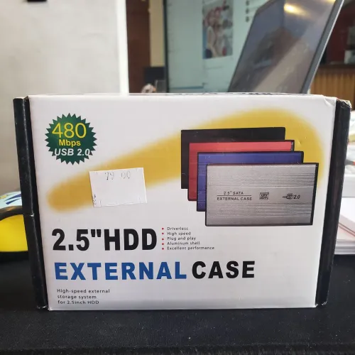 Case para HD Externo para HD 2.5 SATA 480 Mbps USB 2.0