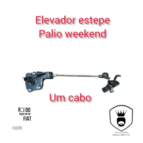 Elevador de estepe Palio Weekend um cabo 