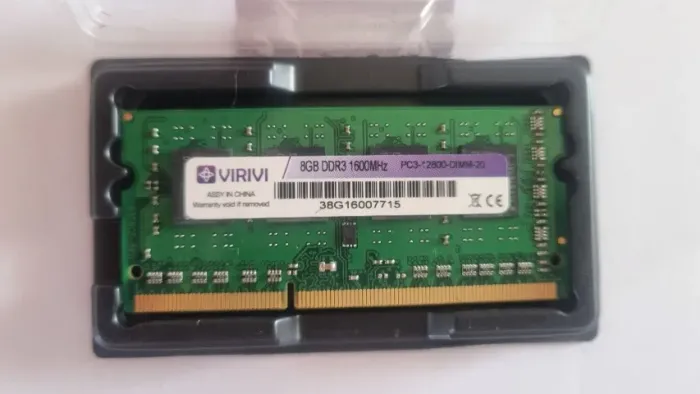 Memória notebook DDR3L 1600 VIRIVI 8GB   