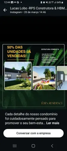 Terrenos @@#$Terrenos Cond Fech Sta @@#@ Felicidade@@X 41- *