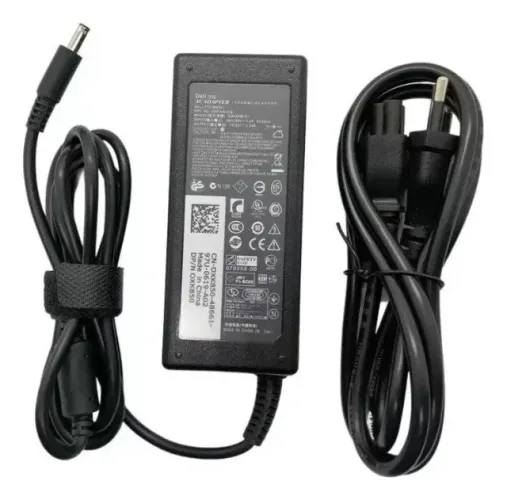 Fonte Carregador Para Ultrabook Dell Xps 19.5v 3.34a 65w Plug Fino