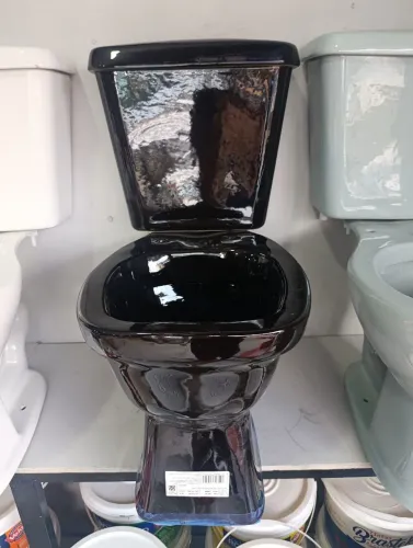 Vaso sanitário acoplado preto quadrado - 630,00 a vista 