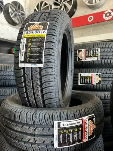 Pneus Crystone 185/60R15 - Remold de Qualidade