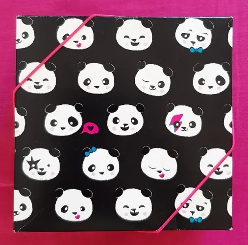 Caixa de papel para presente Urso Panda