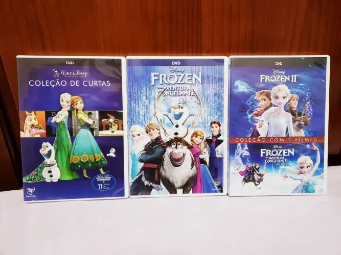 Coleção de DVDs Frozen - Disney