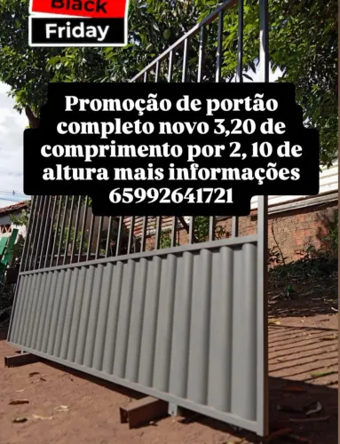 Promoção de Portão completo novo