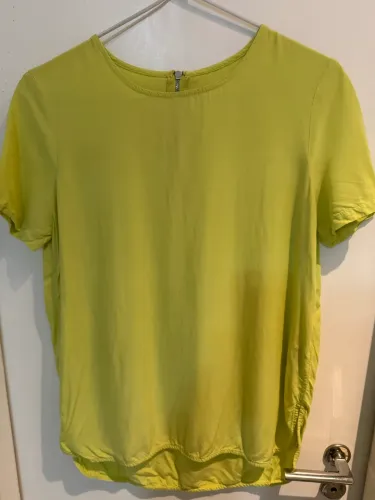 blusa básica tshirt verde limão kaele tamanho 38