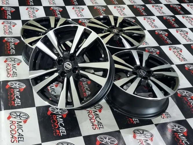 Jogo de Rodas 17" Nissan Kicks Versa 4x100 Originais Zeradas