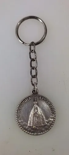 chaveiro em metal "basílica nossa senhora aparecida