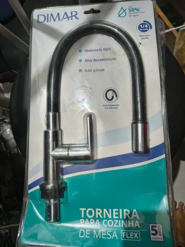 Torneira de balcão flexível Lorenzetti nova 