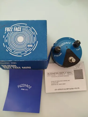 Pedal de Fuzz Dunlop Fuzz Face Mini FFM1