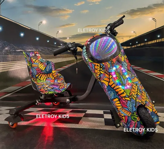 Triciclo eletrico drift automatico novo na caixa lacrado