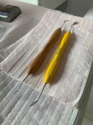 Espátula de resina quinelato