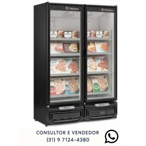 Freezer Vertical Expositor Gelopar 2 Portas Novo