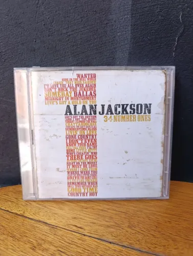 CD Alan Jackson - 34 Number Ones Importado USA Raridade! 2010 Sony Arista