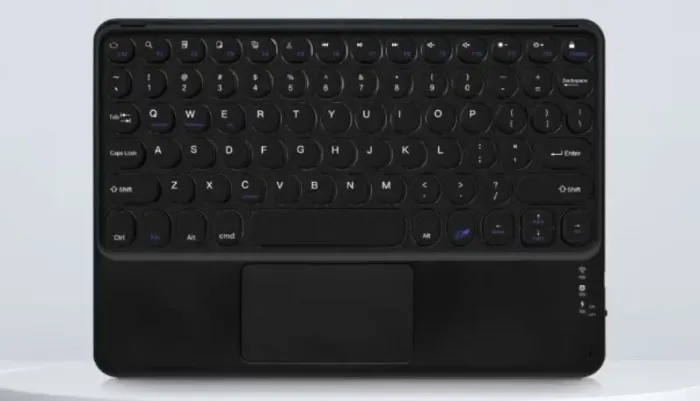 Teclado Bluetooth sem fio com Touchpad para Celular Tablet notebook pc