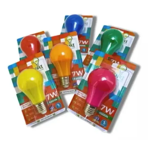 CAIXA I COM 50 lâmpadas  Coloridas 7W - Iluminação Decorativa 