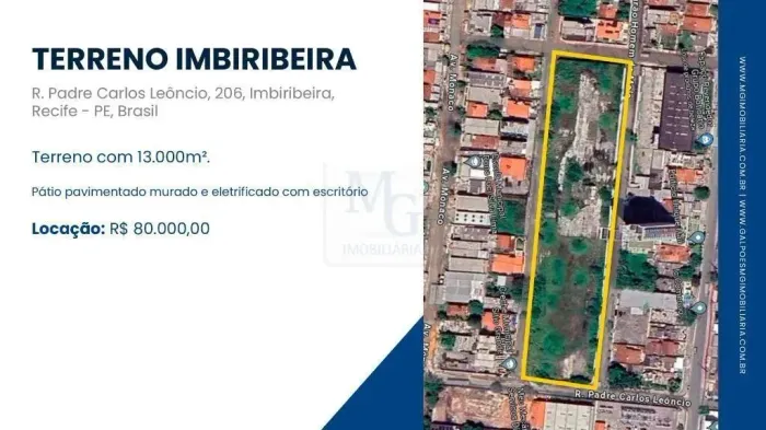 Terreno na Imbiribeira - TERRENO IMBIRIBEIRA 13.000,00M²