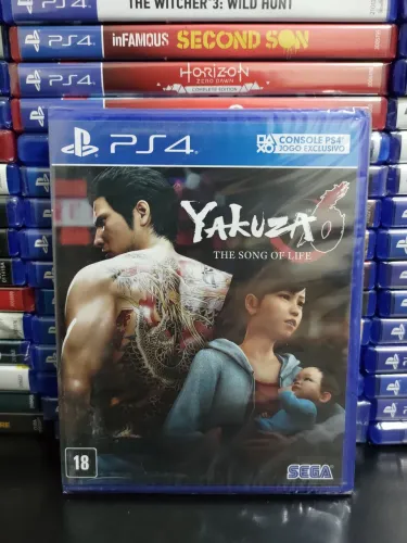 Yakuza 6: The Song of Life - PS4 Novo Lacrado