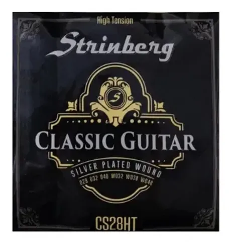 Encordoamento Strinberg Violão Cordas de Nylon Tensão Alta CS28HT