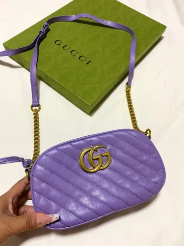 Bolsa Lilás Marmont Gucci