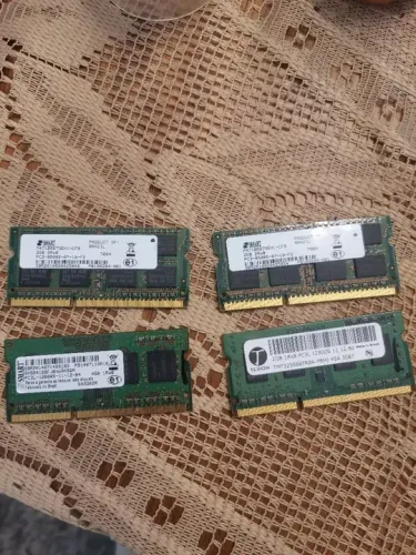 Memória Ram Ddr3 (3 de 2gb e 1 de 4gb)