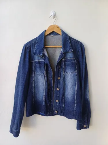 Jaqueta Jeans tam g