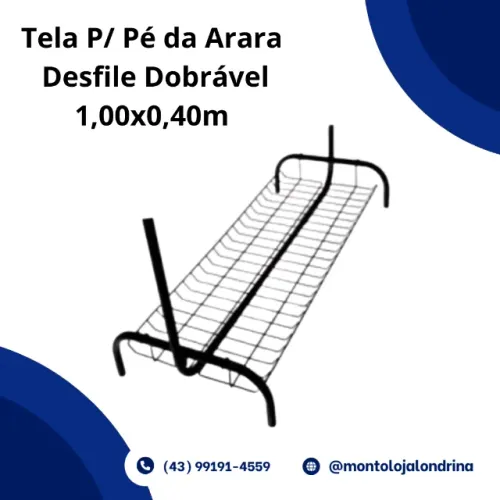 Tela P/ Pé da Arara Desfile Dobrável