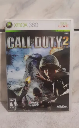 Jogo Para XBOX 360 Com Desbloqueio LT 3.0 - Call Of Duty 2