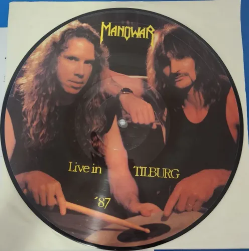 Manowar LP Live Tilburg ULTRA Raro