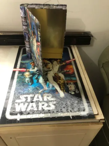 Quebra Cabeça 3D + Caixa de metal Star Wars