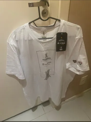 camisa fluminense final da libertadores - tam xl comprada na fan zone em copacabana