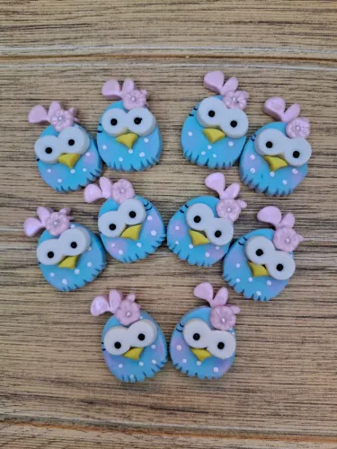 Apliques de biscuit da Galinha Pintadinha