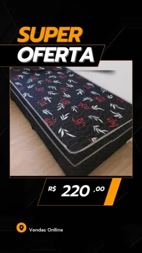 Cama Box Solteiro 1.88x0.88 *Receba em 24H *