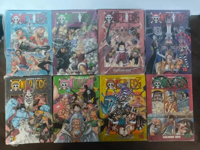Kit One Piece 3 x 1. Vol 13 ao 25. (16 ao 25 lacrados)