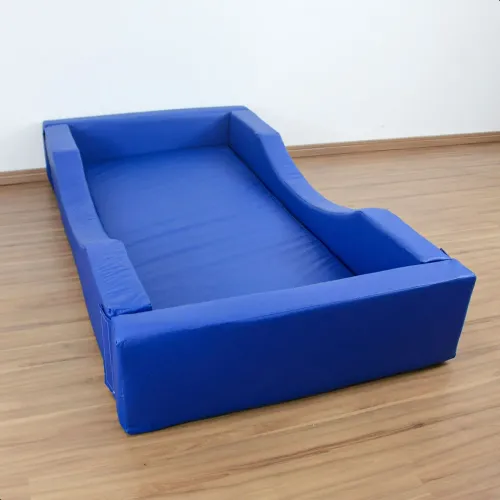 Caminha Montessori Solteiro Espuma e Corino 2m08 x 1m08 sem colchão