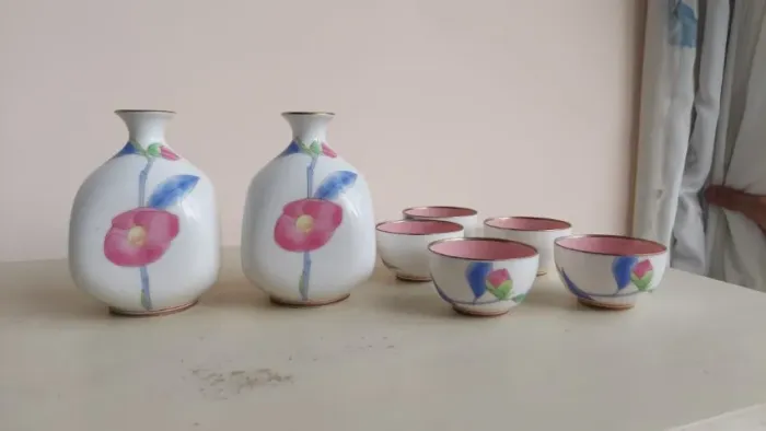 Conjunto de chá japonês de porcelana