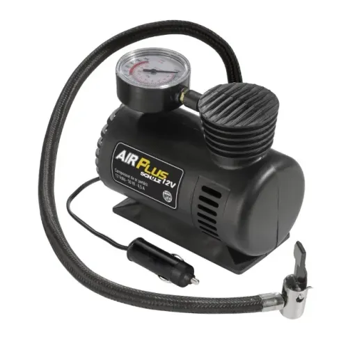 Motocompressor de Ar Portátil AirPlus 12V - Com 3 Bicos