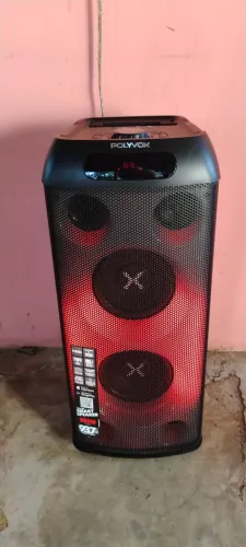 Caixa de som polyvox torre 800w rms melhor que jbl Sony LG amvox philco