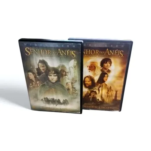 Dvds O Senhor dos anéis - A sociedade dos anéis e As duas torres