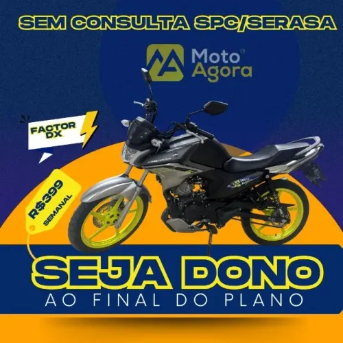 Moto nova - sem consulta SPC/Serasa - Alugue e seja dono