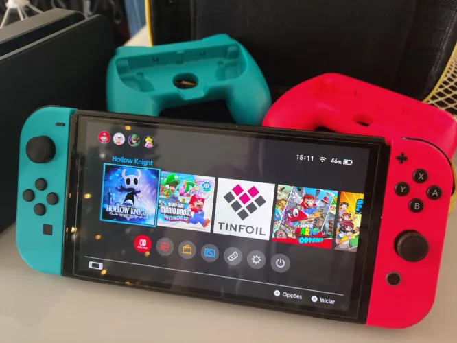 Nintendo Switch OLED Desbloqueado + SD 128