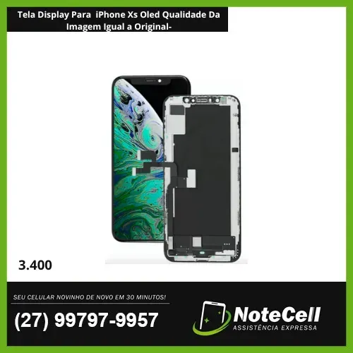 Tela Display P/ iPhone Xs Oled Qualidade Da Imagem Igual a Original- Instalação Expressa!
